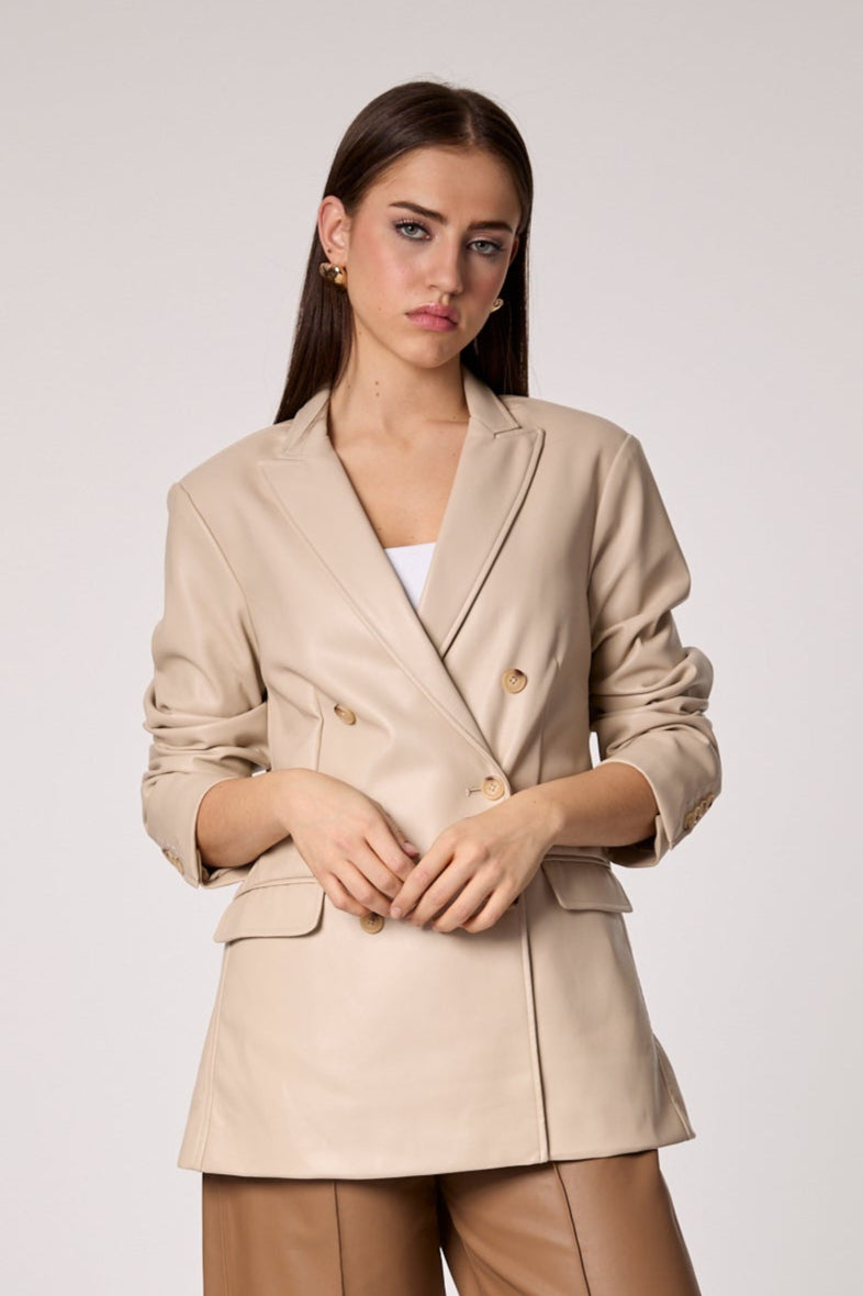 Your Ex Boyfriends Blazer - Bone