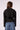Charli Cropped Trench Coat in Black