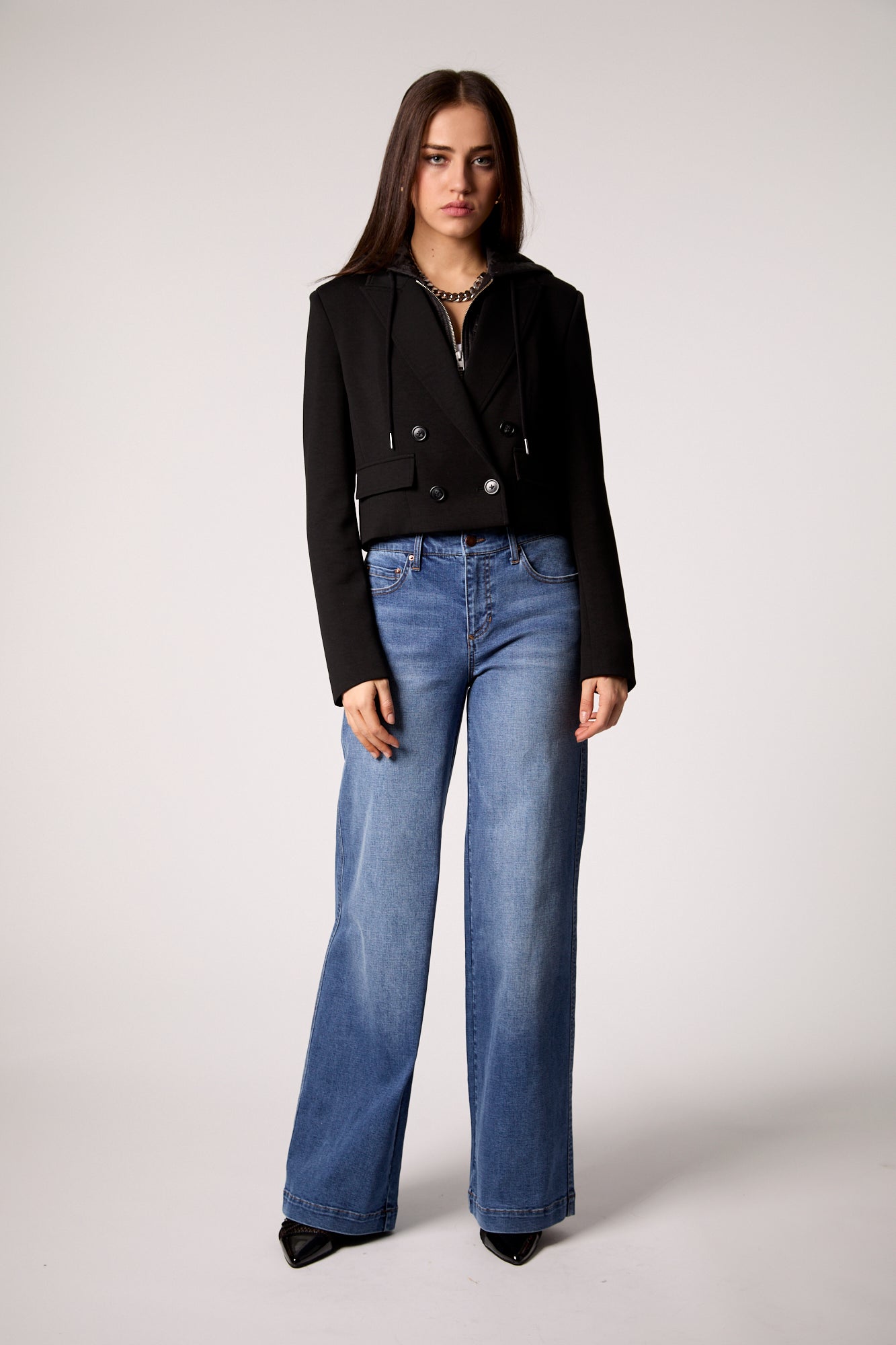 Fireside Cropped Blazer