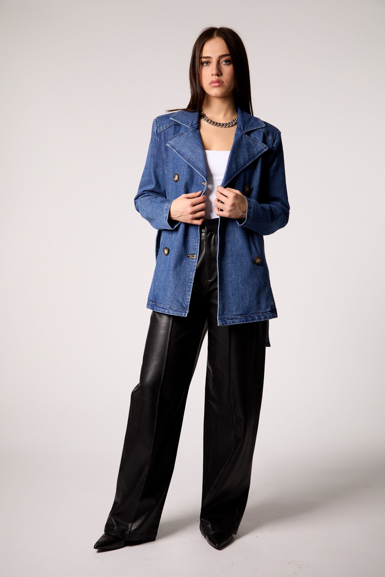 Gracie Trench With Removable Black Hoodie Insert
