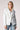 Helen Double Breasted Blazer With Removable White Hoodie Insert - Whipped Cream