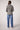 Helen Blazer With Removable Denim Insert - Rainbow Tweed