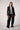 Helen Blazer With Removable Denim Insert - Black