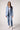 Helen Blazer With Removable Denim Insert- Heather Blue