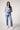Helen Blazer With Removable Denim Insert- Heather Blue