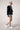 Helen Double Breasted Blazer With Removable Grey Hoodie Insert - Black