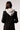 Helen Double Breasted Blazer With Removable Grey Hoodie Insert - Black