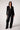 Helen Double Breasted Blazer With Removable Grey Hoodie Insert - Black
