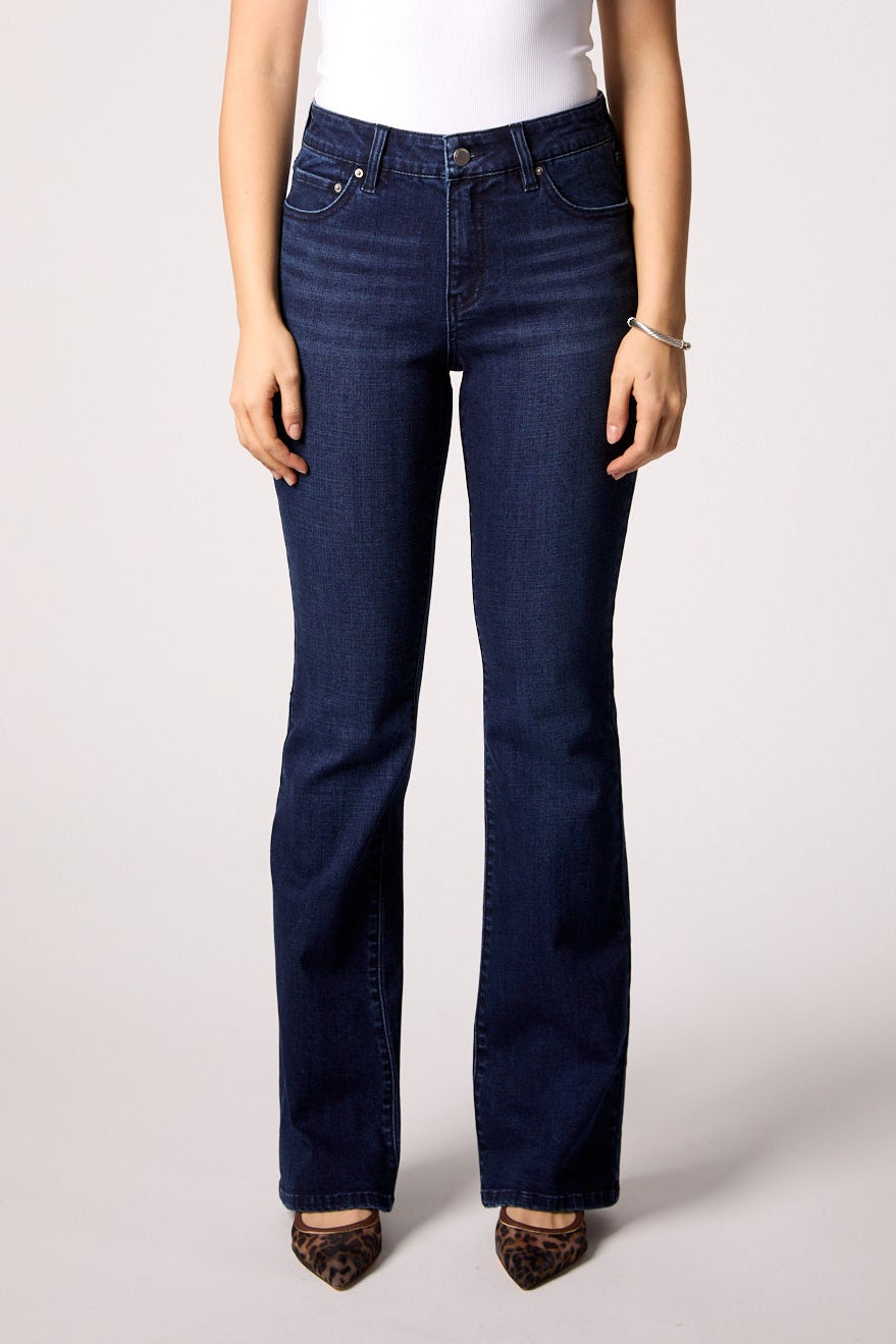 Maya Mid Rise Boot Cut - Amsterdam Dark