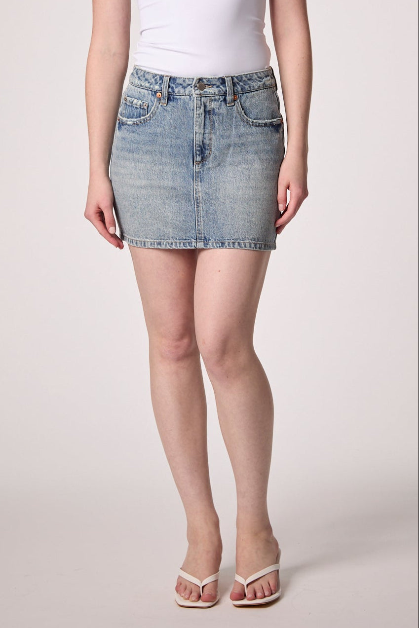 On The Edge Mini Skirt- Crete
