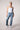 Quinn Mid Rise Straight Jean - Fiji