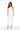 Hailey Mid Rise Straight Ankle -  White