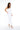 Hailey Mid Rise Straight Ankle -  White