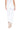 Hailey Mid Rise Straight Ankle -  White