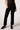 Quinn Mid Rise Straight Jean - Black