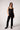 Quinn Mid Rise Straight Jean - Black