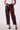 Unreal Patent Leather Trouser in Mahogany