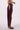 Unreal Patent Leather Trouser in Mahogany