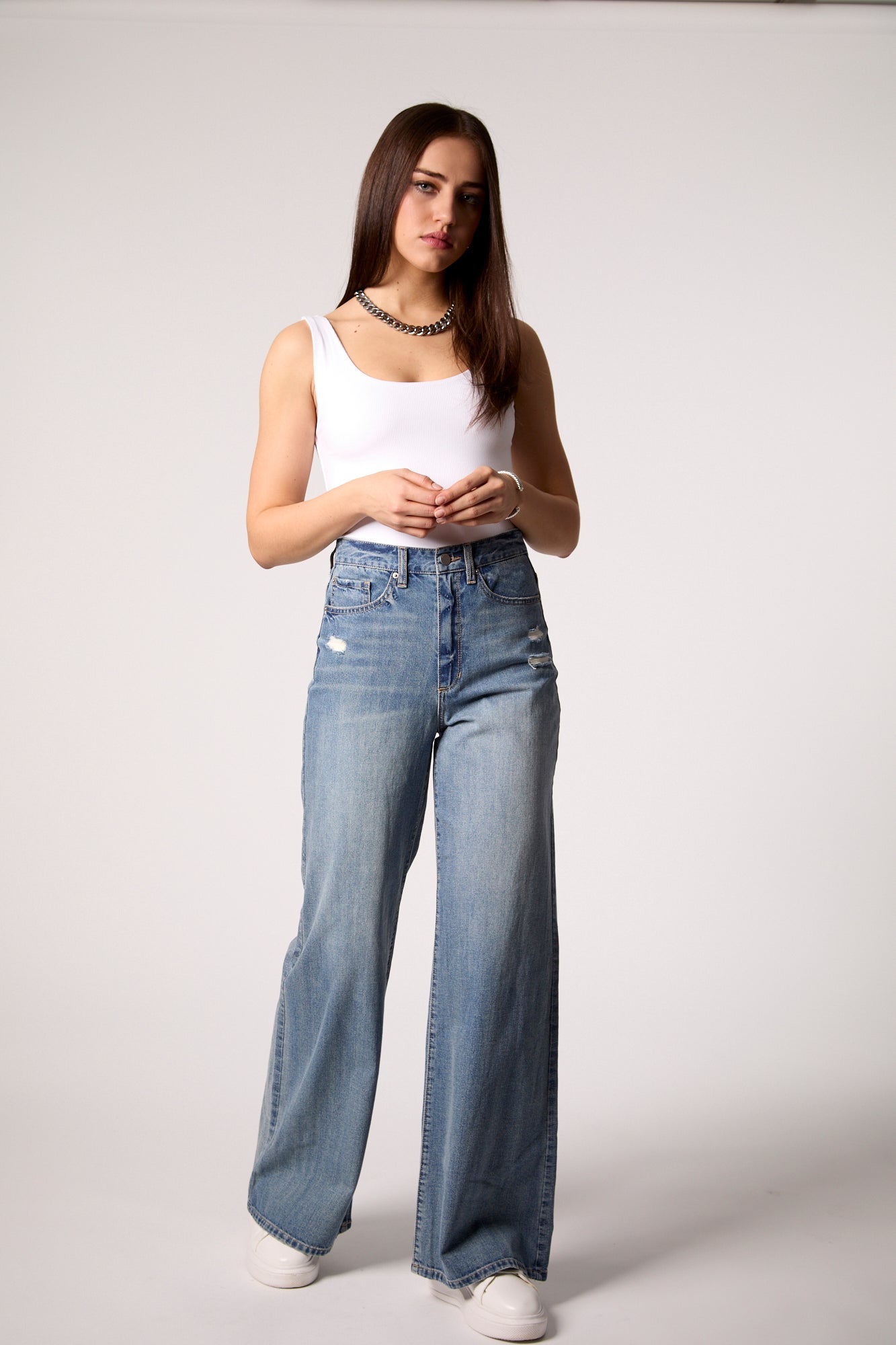Waverly Mid Rise Wide Leg- Dallas