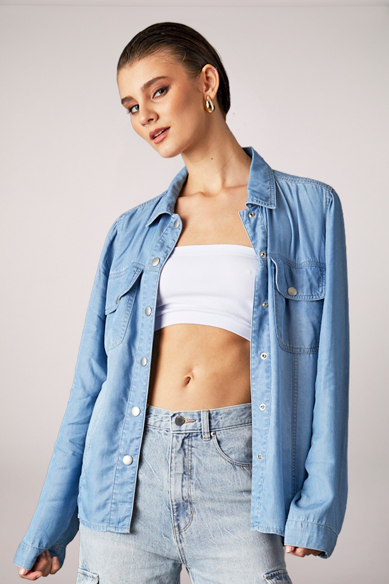 Your Favorite Tencel Shirt - Light Tel Aviv