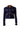 Blue Revival Annabelle cropped denim jacket in rinse with brown faux-suede collar and pocket trim and gold buttons.
