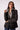 Blue Revival Colette blazer with removable sweater insert in heather grey, tailored fitted silhouette.
