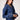 Blue Revival Lana cropped denim trench in Lisbon, featuring a double-breasted front, decorative buttons and belted cuffs.