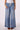 Blue Revival Liv drawstring wide leg pants in San Marino with mid-rise fit and adjustable drawstring waist.