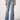 Blue Revival Maya mid-rise seamed bootcut jeans in Medium Tel Aviv, featuring front seaming detail and a classic bootcut silhouette.