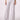 Blue Revival Sadie mid rise wide leg jeans in white with tan faux suede pocket detailing.