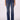 Blue Revival Sailor mid-rise bootcut jeans in a dark wash with gold-tone button detailing at the front pockets.