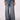 Blue Revival Waverly mid-rise wide leg jeans in Dallas wash, featuring a relaxed wide-leg silhouette and distressed pocket details.