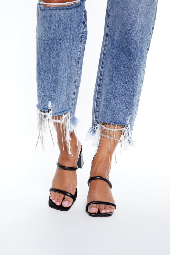 All Chained Up Ankle Jean in Angel Falls